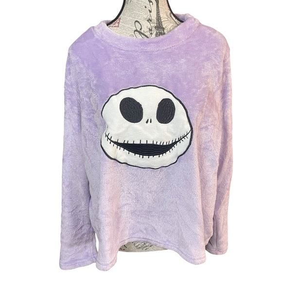 Disney Tops - Disney Jack Skellington fleece sweatshirt